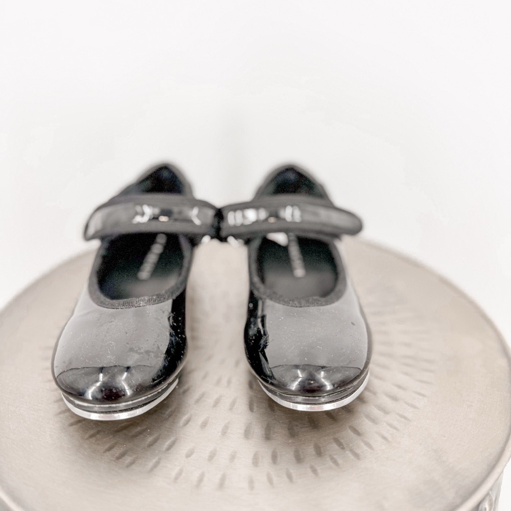 Danskin Black Patent Mary Jane Kids Tap Shoes
